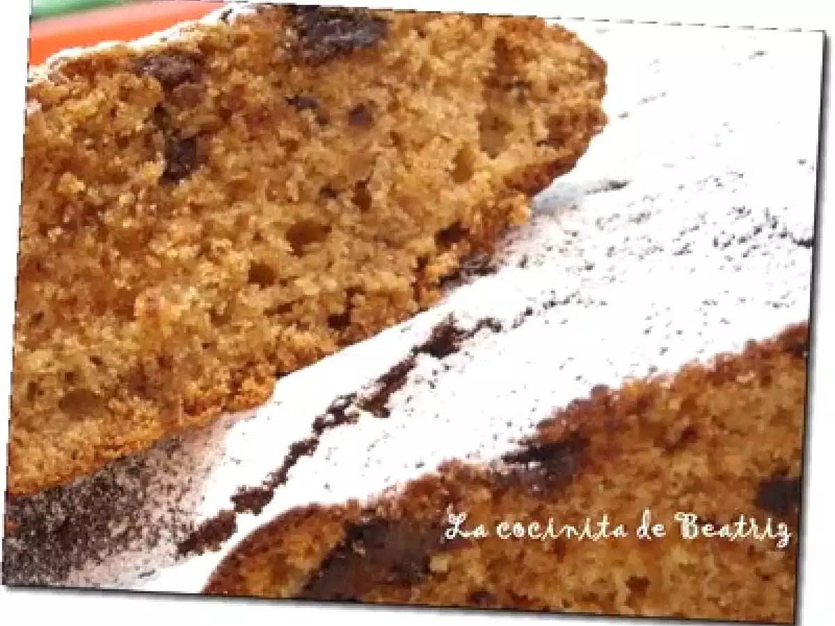 Bizcocho de turrón y chips de chocolate - foto 2