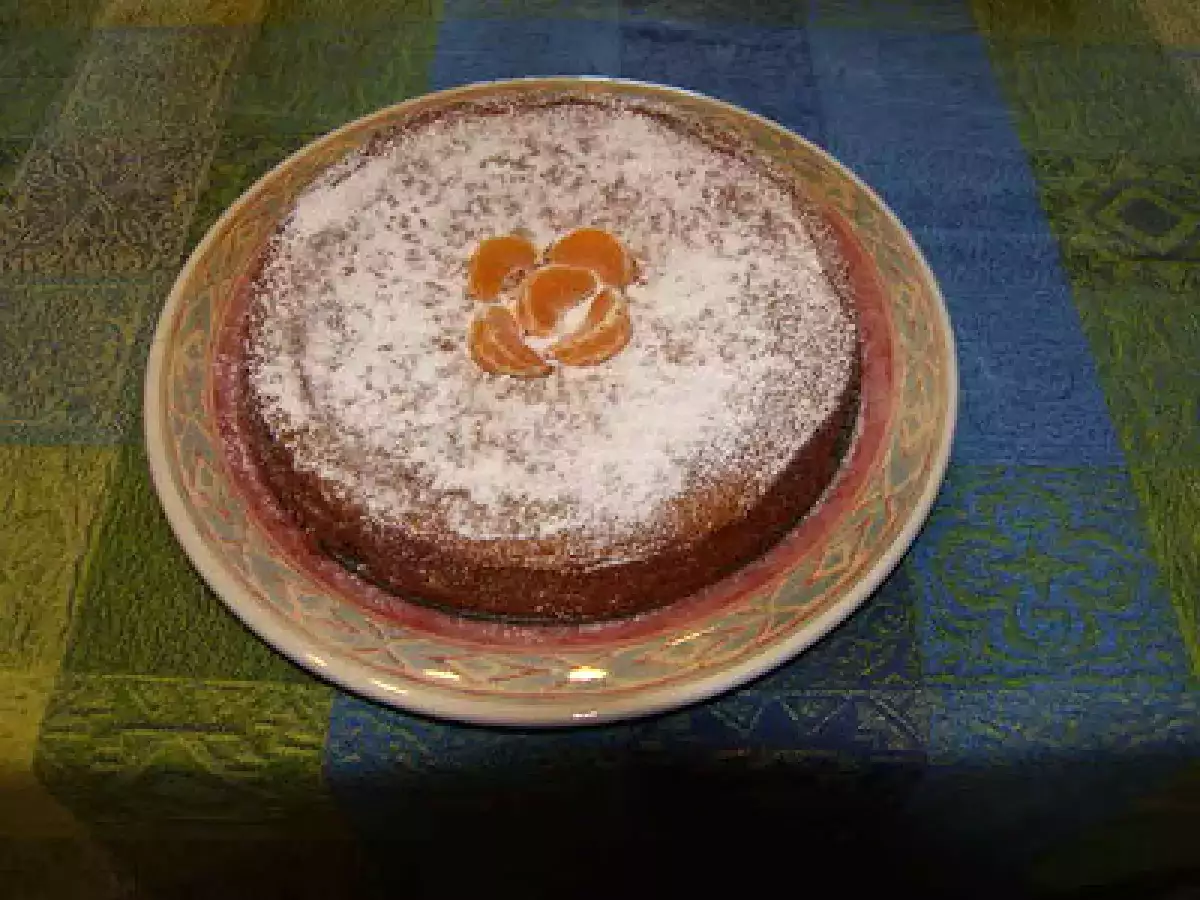 BIZCOCHO DE TURRON Y MANDARINA