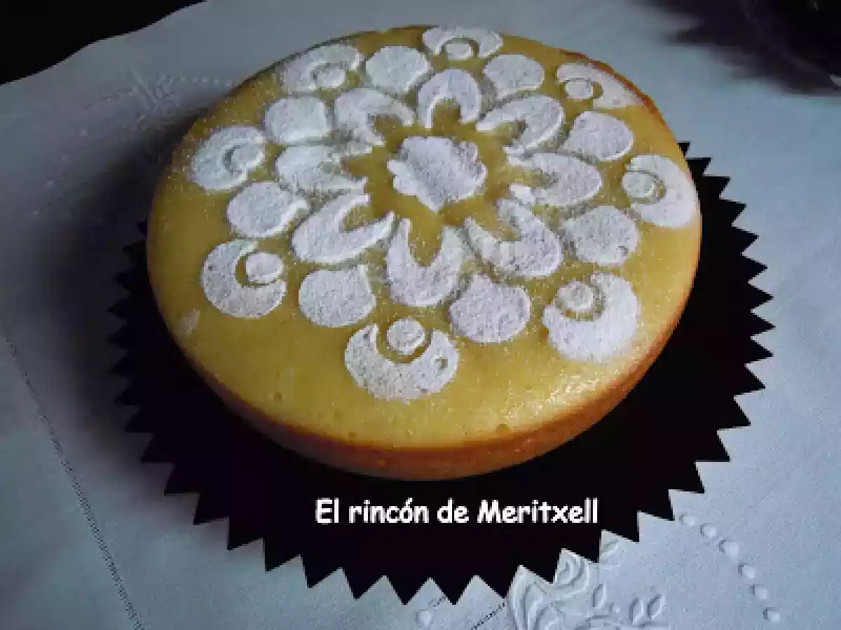 Bizcocho de yoghurt con sabor a anís