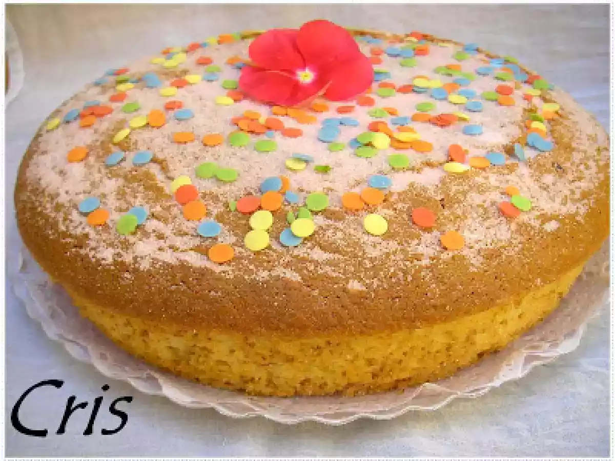 Bizcocho de yogur de fresa