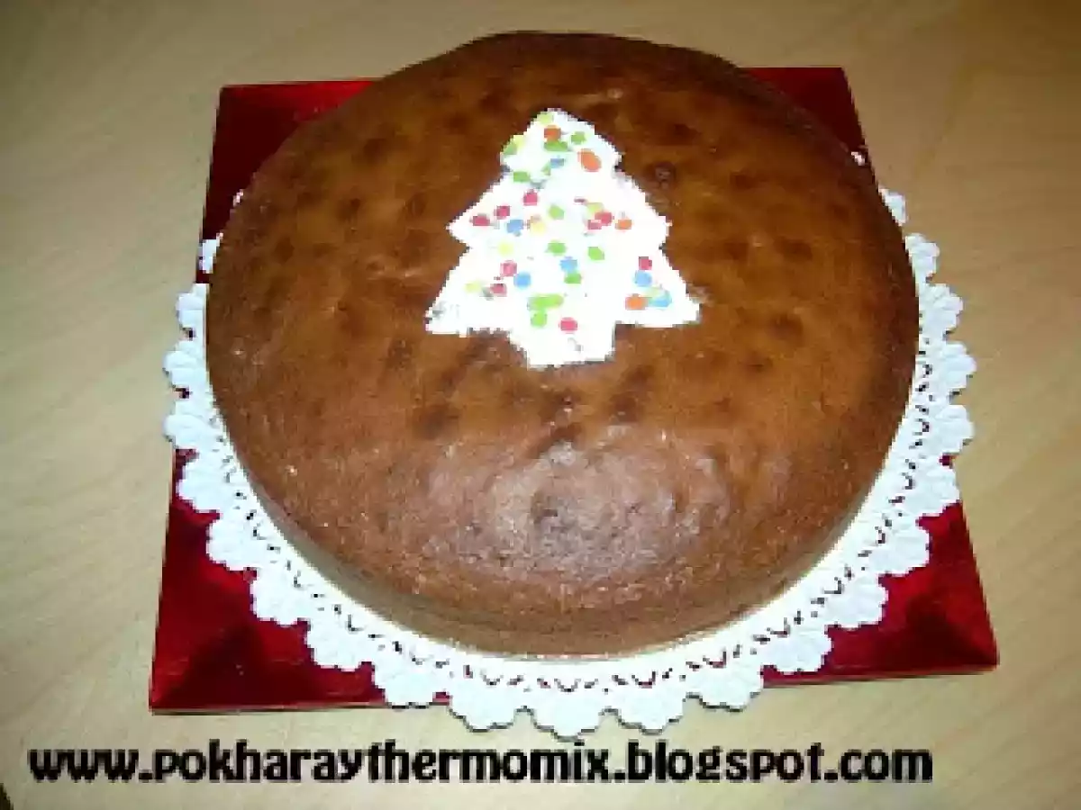 Bizcocho de yogur de macedonia con frutas - foto 2