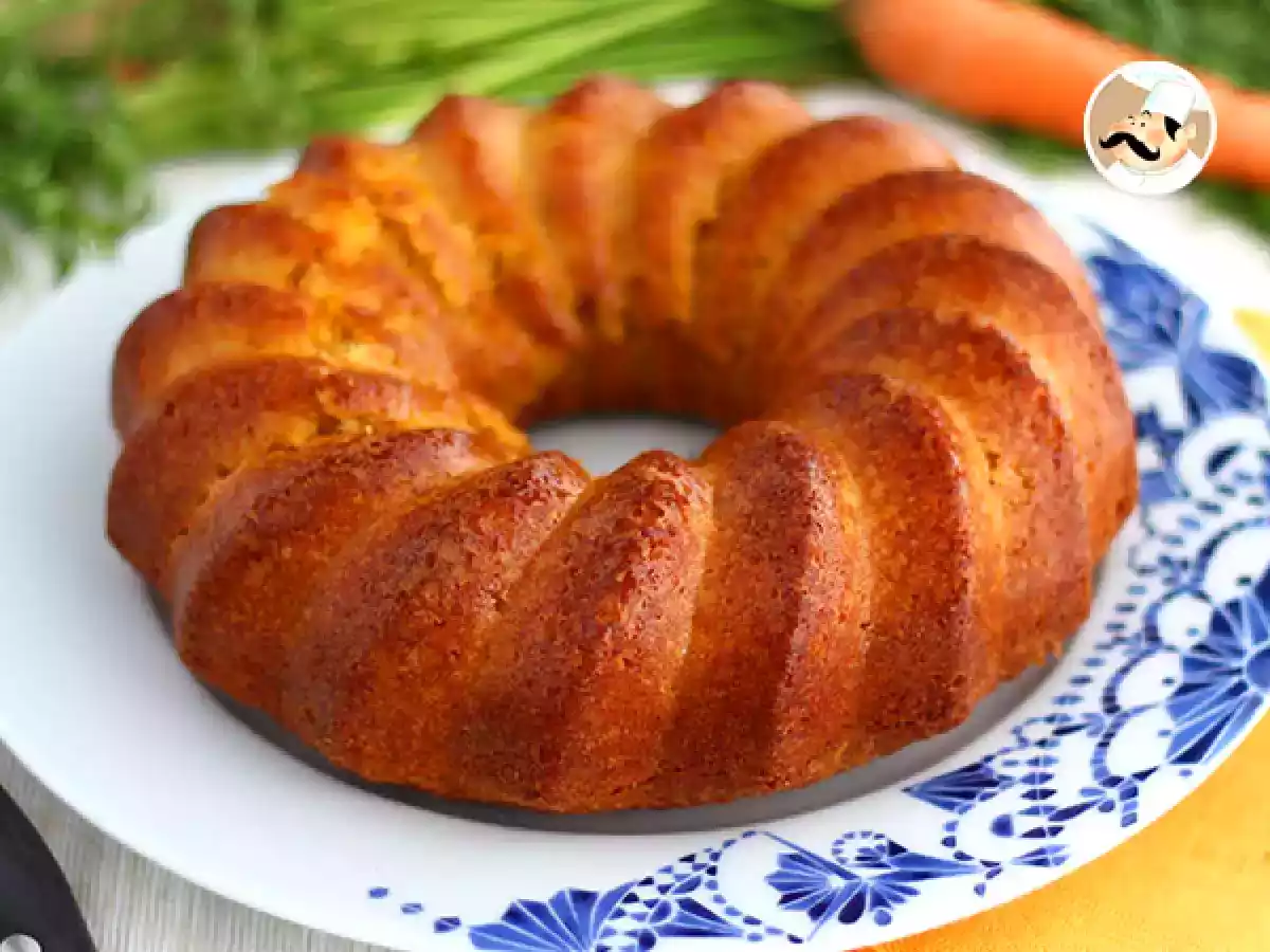 Bizcocho de zanahoria esponjoso