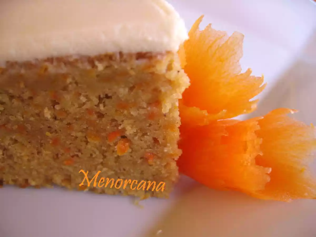 Bizcocho de zanahoria glaseado con mascarpone - foto 2