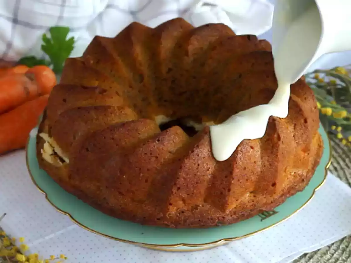 Bizcocho de zanahoria relleno de cheesecake - foto 3