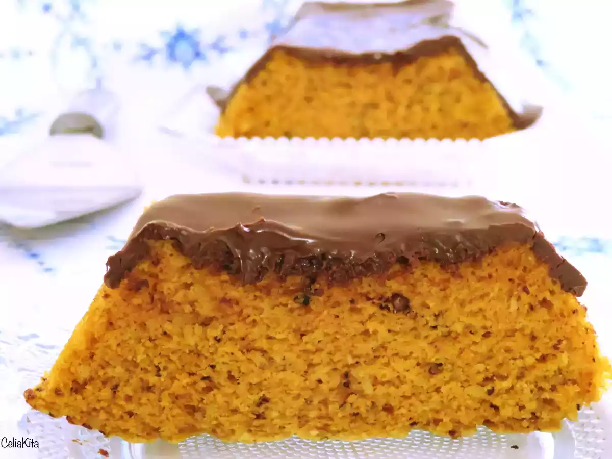 Bizcocho de zanahoria y nueces en microondas (sin gluten/ sin lactosa) - foto 2