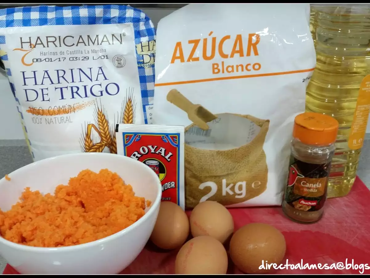 Bizcocho de zanahorias y canela - foto 6