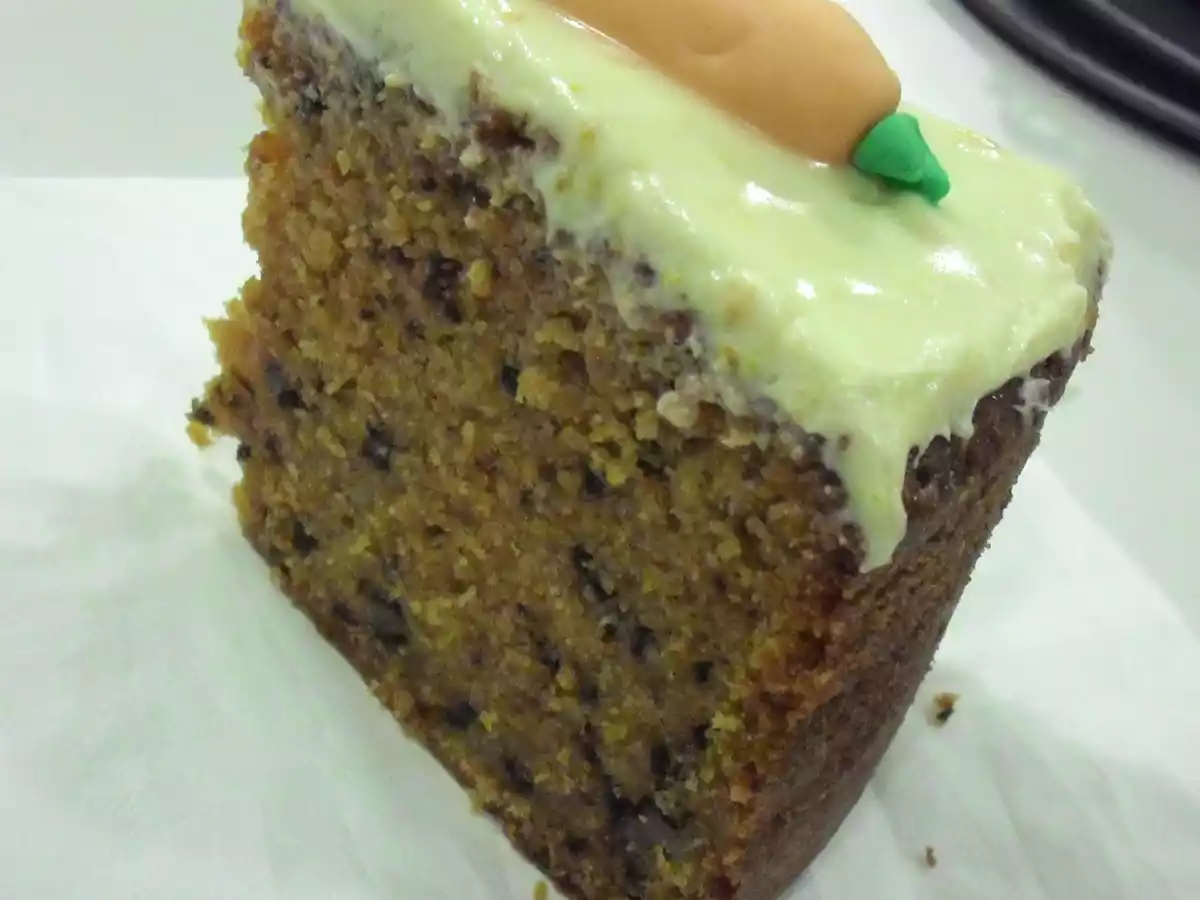 Bizcocho de zanahorias y nueces