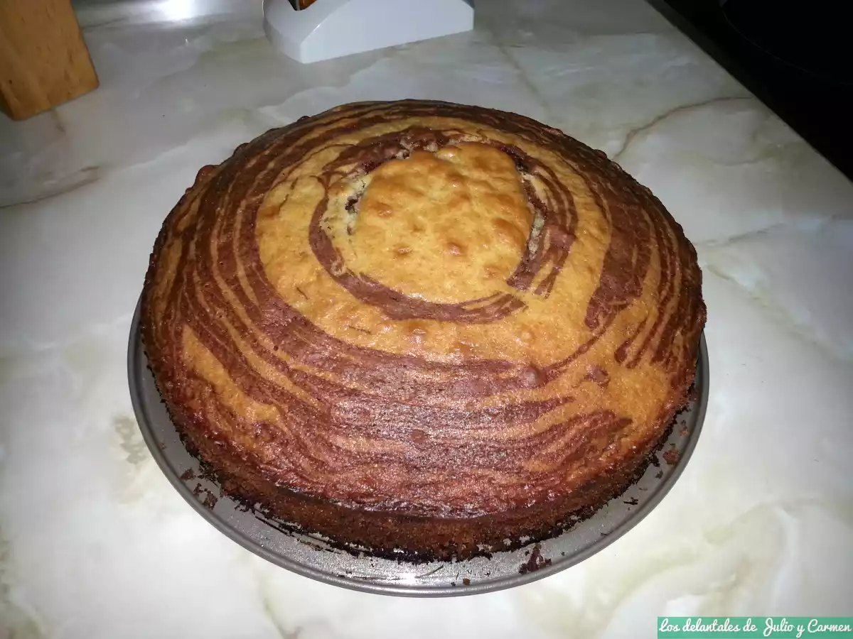 Bizcocho dos colores