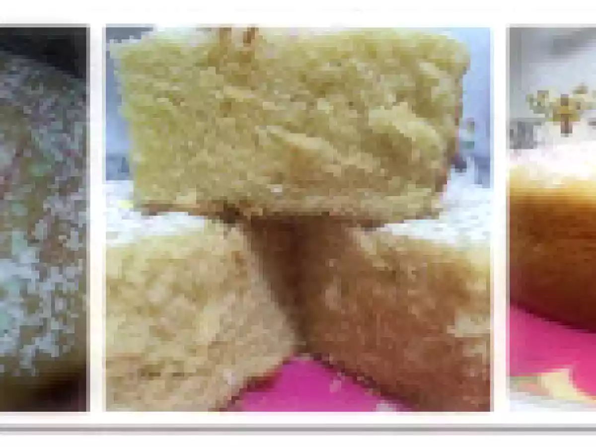 BIZCOCHO ESPONJOSO DE NATA Y VAINILLA EN FC.