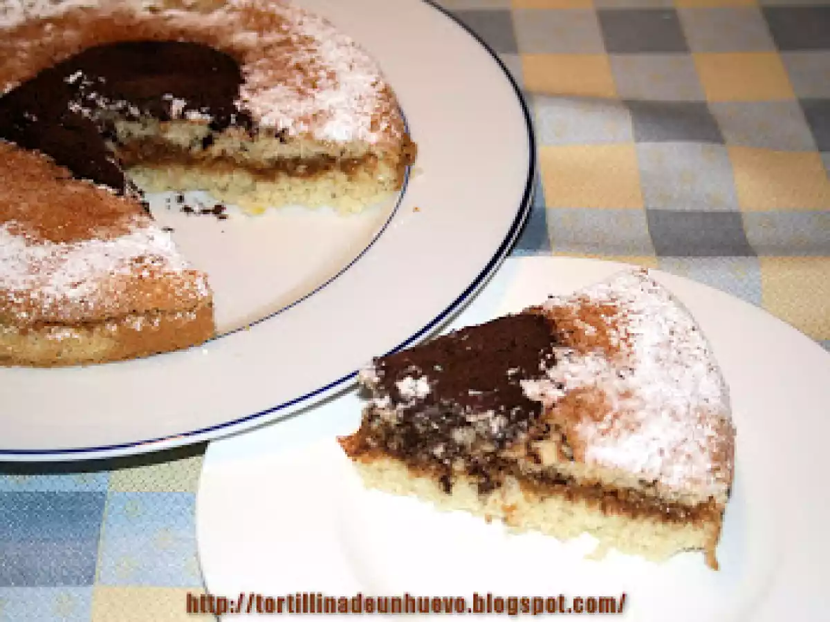 Bizcocho genovés con dulce de leche - foto 2
