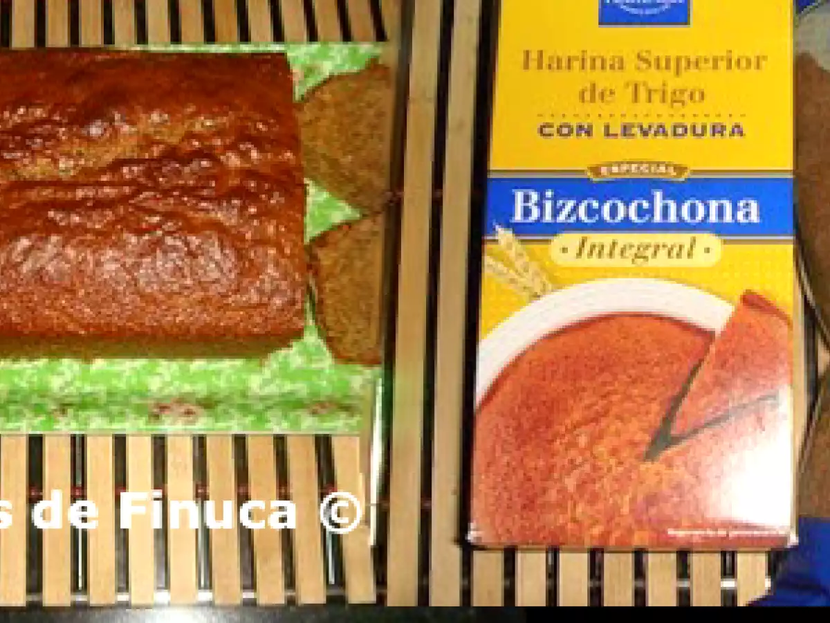 Bizcocho integral con azúcar moreno de caña - foto 2