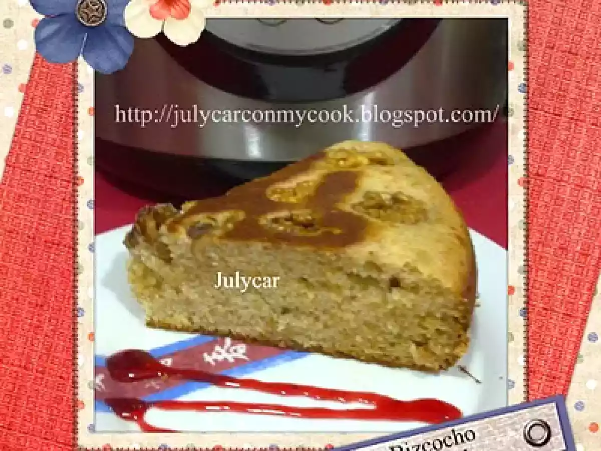 Bizcocho integral con nueces (olla GM D)