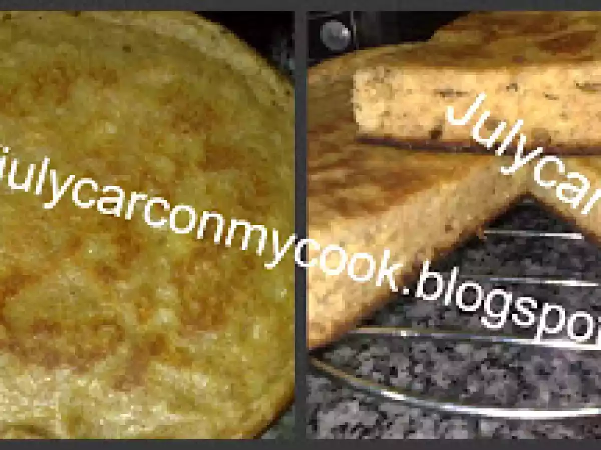 Bizcocho integral de manzana y claras de huevo