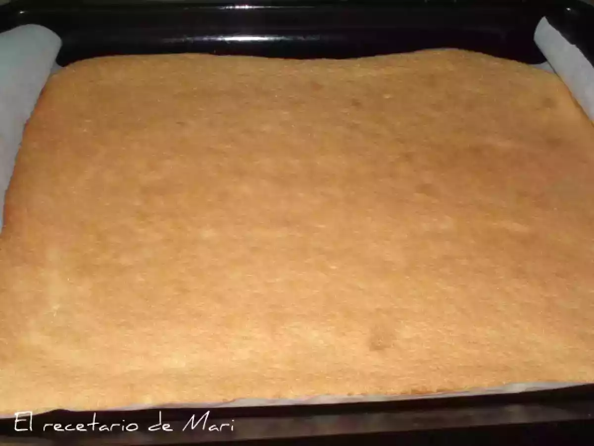 Bizcocho ligero (paso a paso)