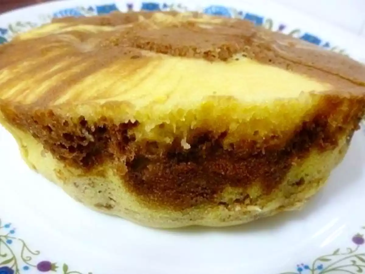 Bizcocho mármol al microondas - foto 2