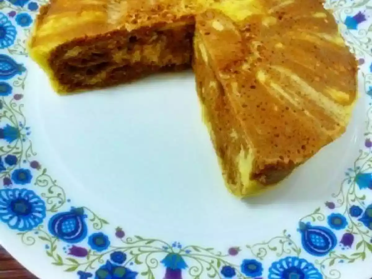 Bizcocho mármol al microondas - foto 3