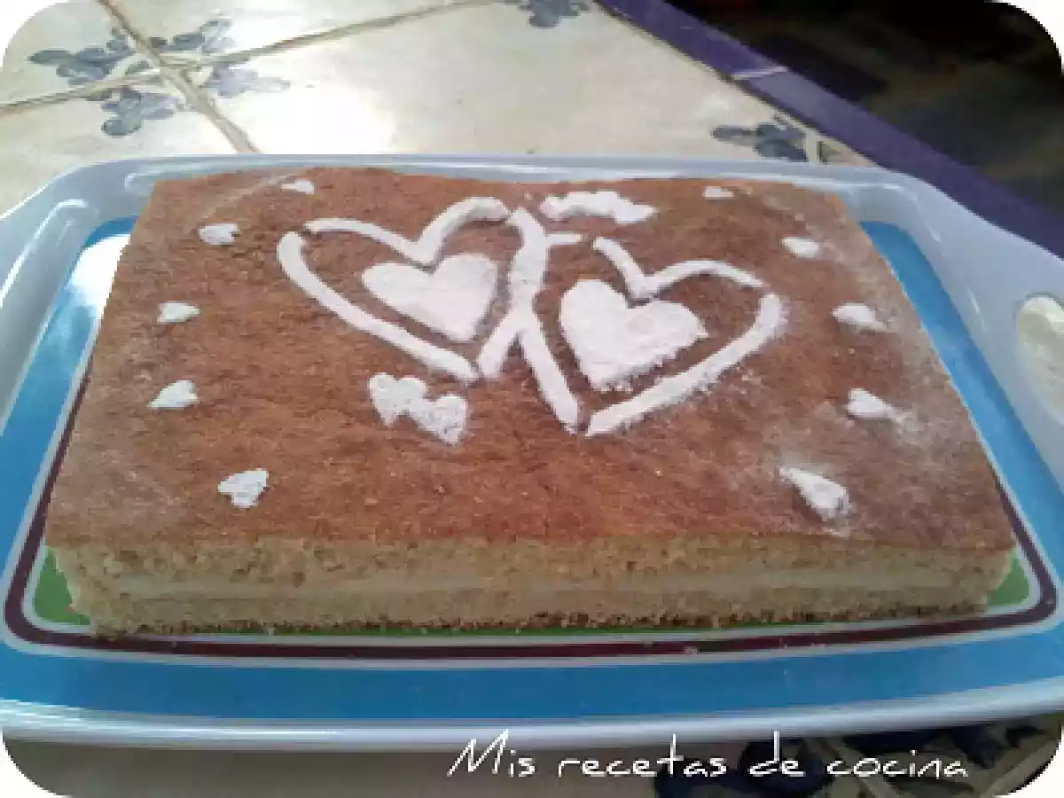 Bizcocho relleno de crema de limón - foto 2