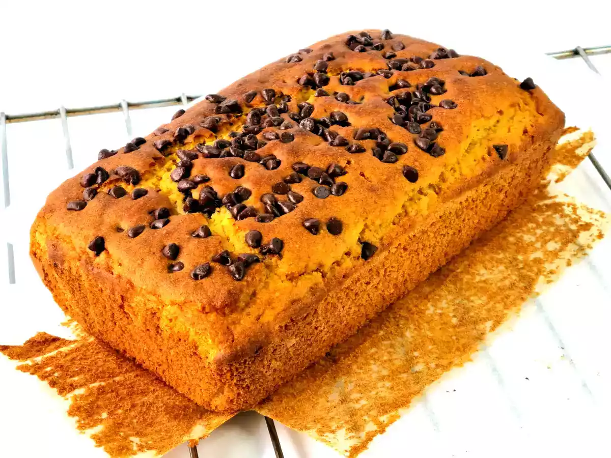 Bizcocho vegano de naranja (sin azúcar ni gluten)