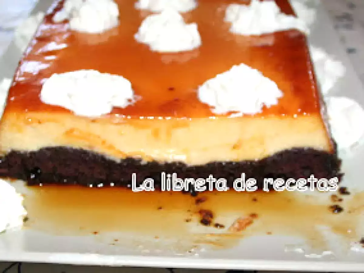 Bizcoflan de naranja y chocolate - foto 2