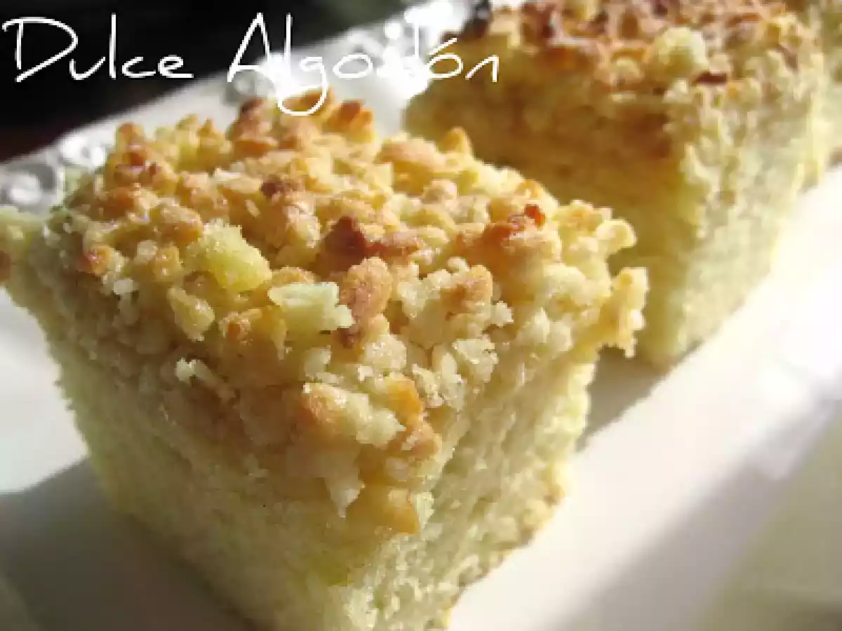 Bizocho de Nata con Crujiente de Almendras - foto 2