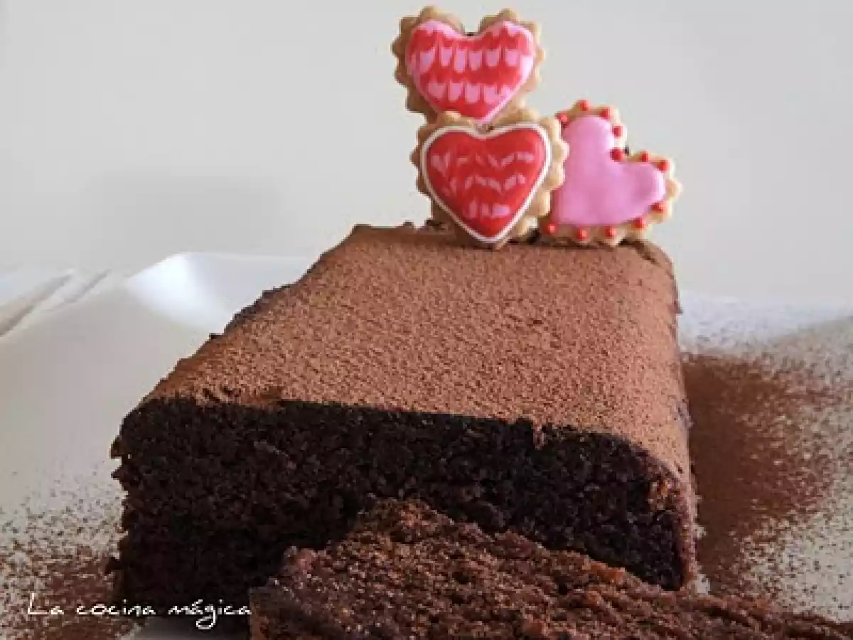 BLACK CAKE AL MICROONDAS Y FELIZ SAN VALENTIN - foto 3