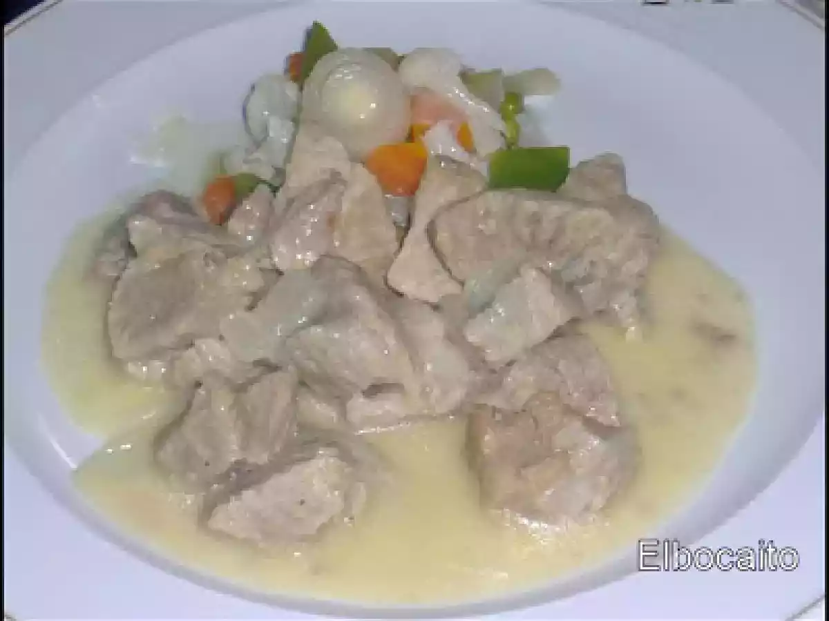 Blanqueta de ternera (Manolo García)