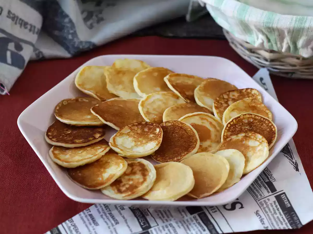 ¡Blinis caseros, fáciles de hacer!