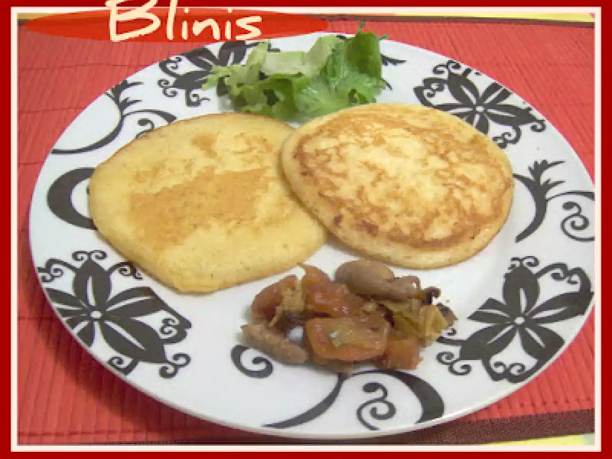Blinis paso a paso, Blinis como fajitas