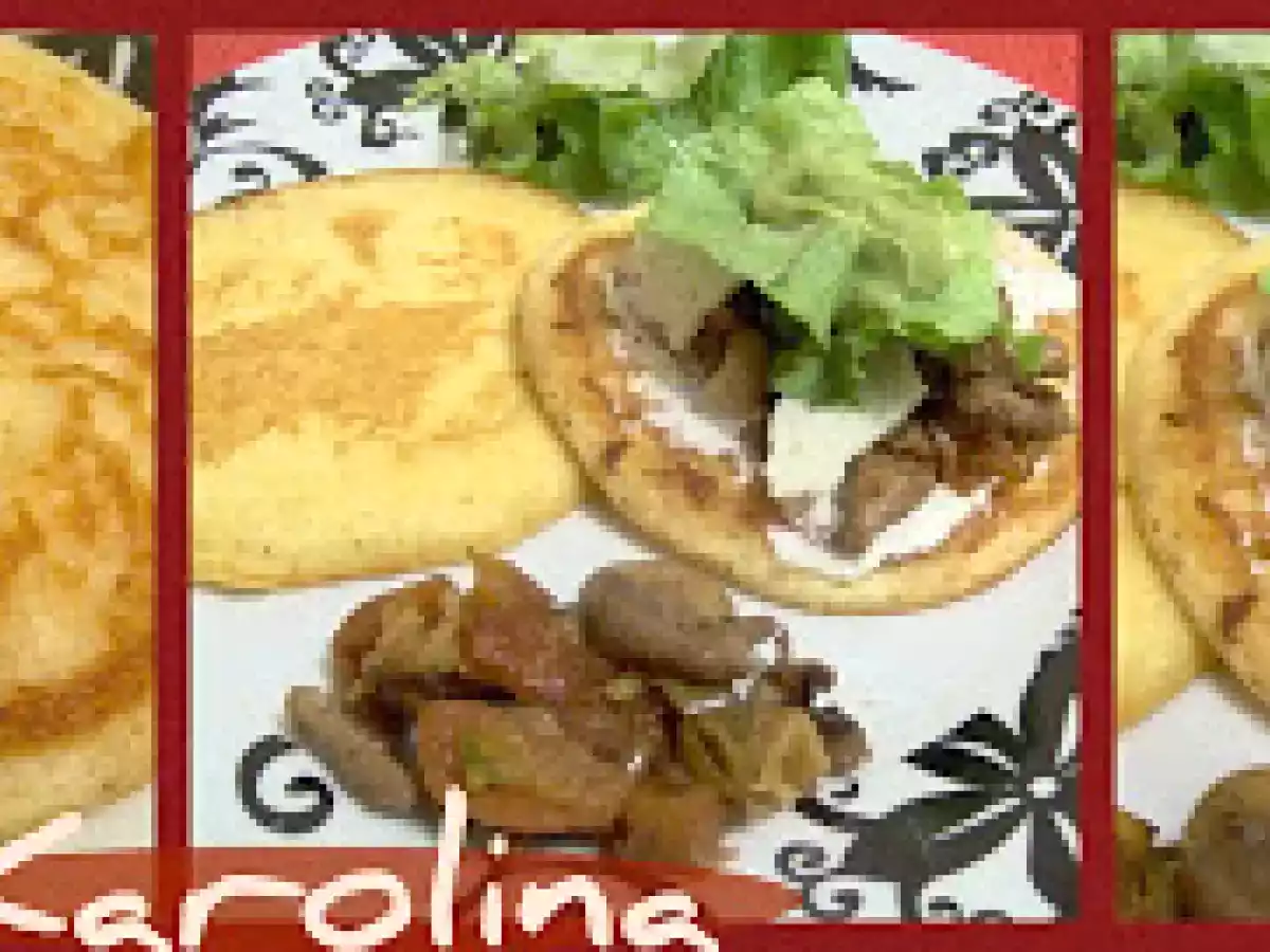 Blinis paso a paso, Blinis como fajitas - foto 2