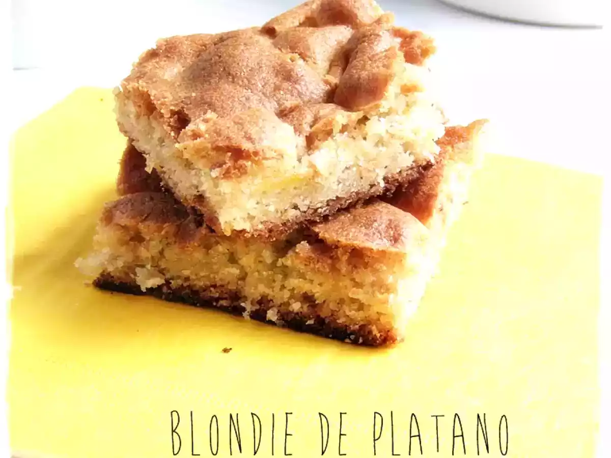 Blondie de plátano