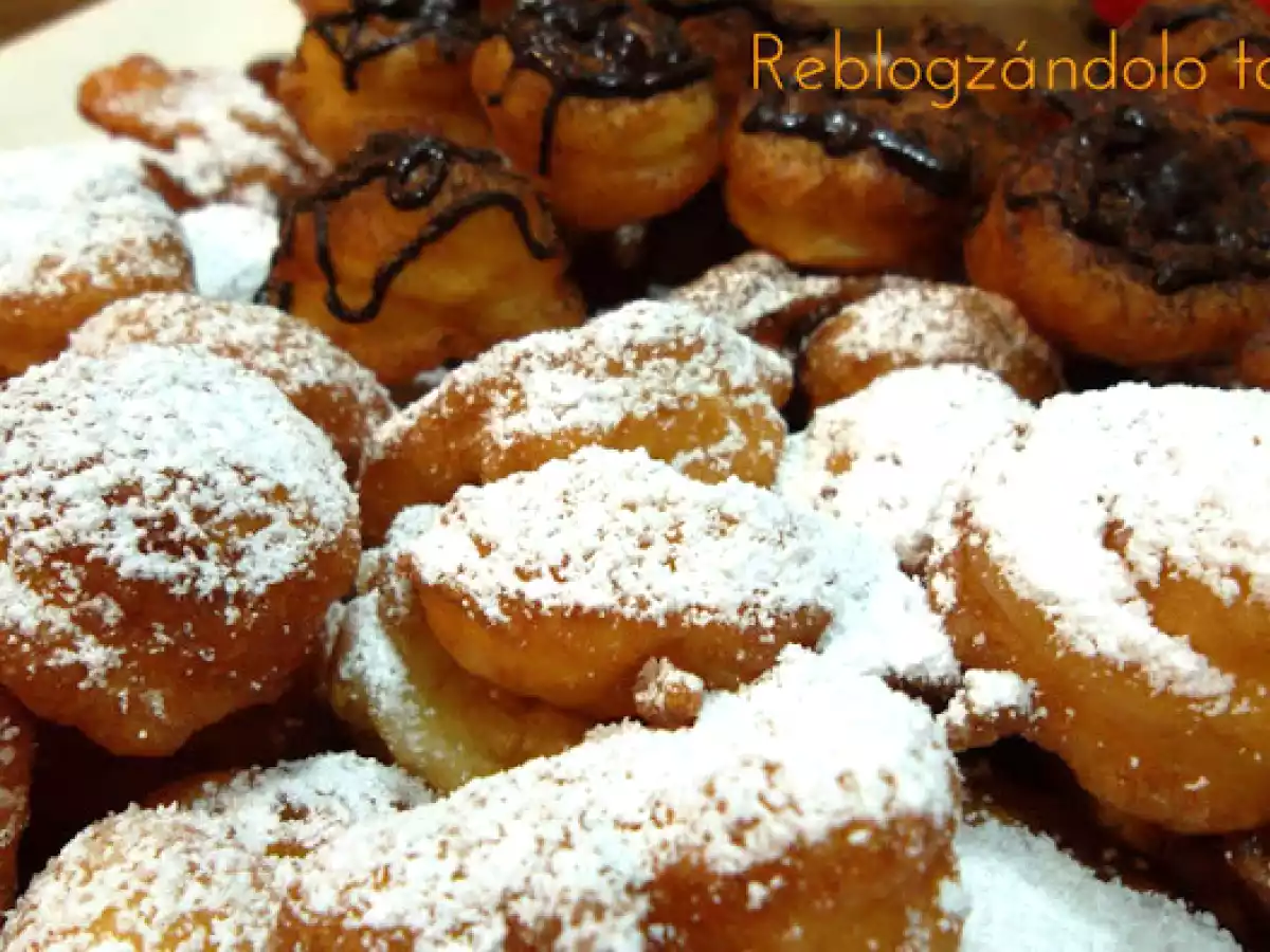 Bocaditos cariñosos (buñuelos de yogurt)