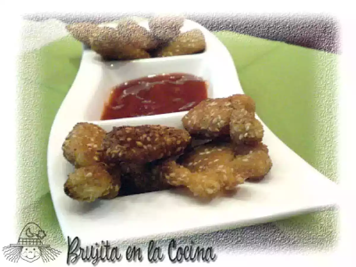 Bocaditos crujientes de pollo