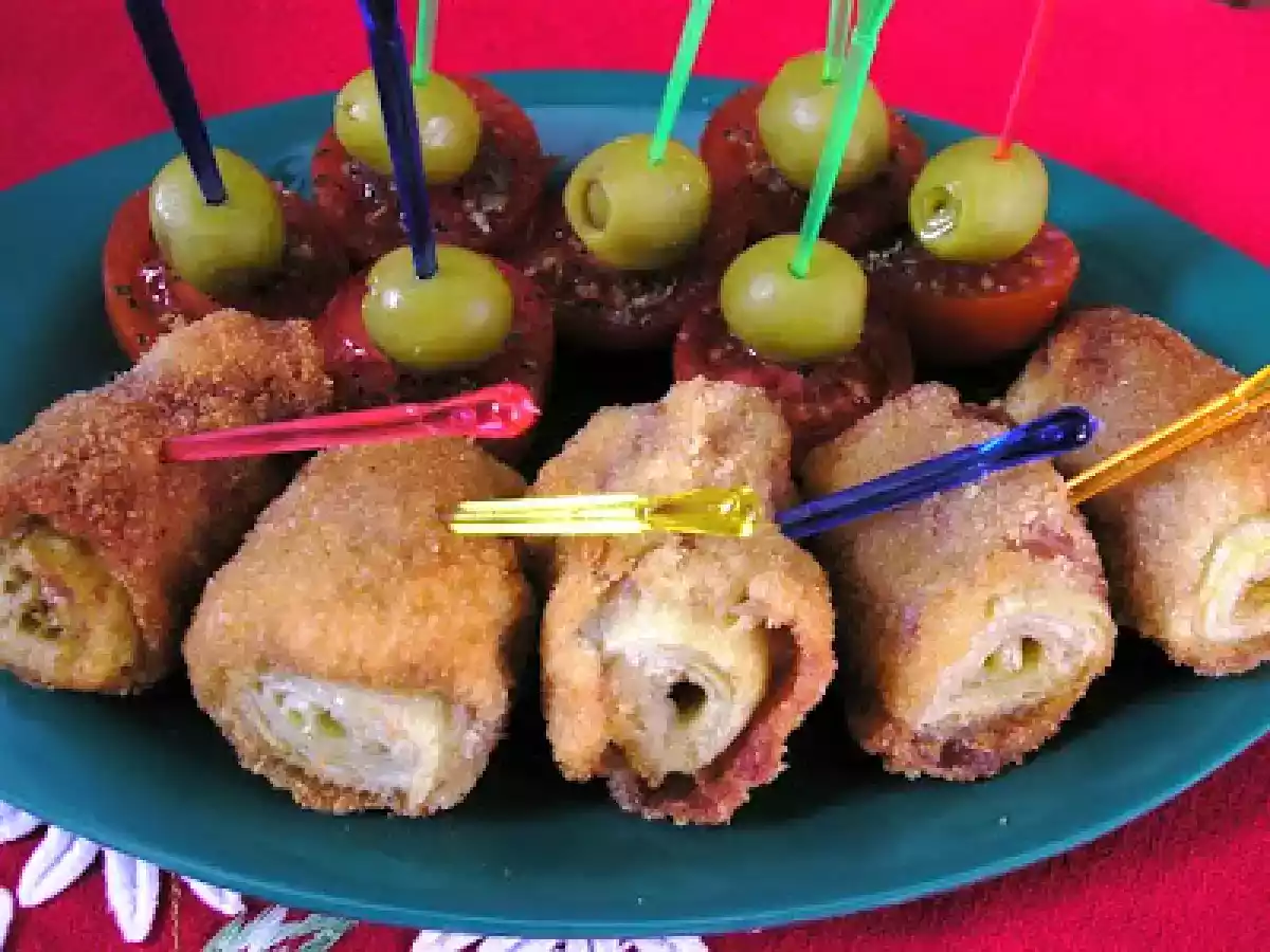 Bocaditos de alcachofas con jamón