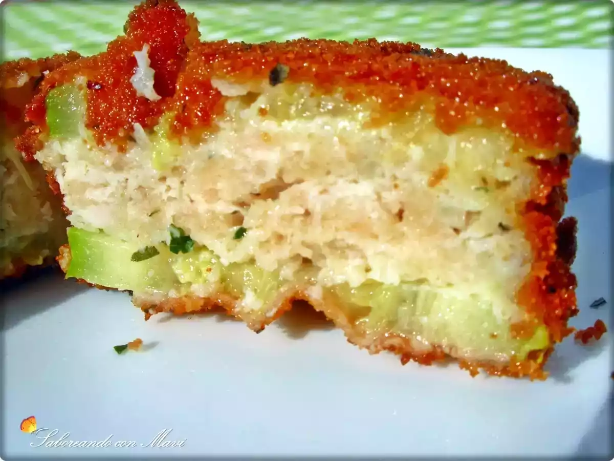 Bocaditos de calabacín y pollo - foto 4