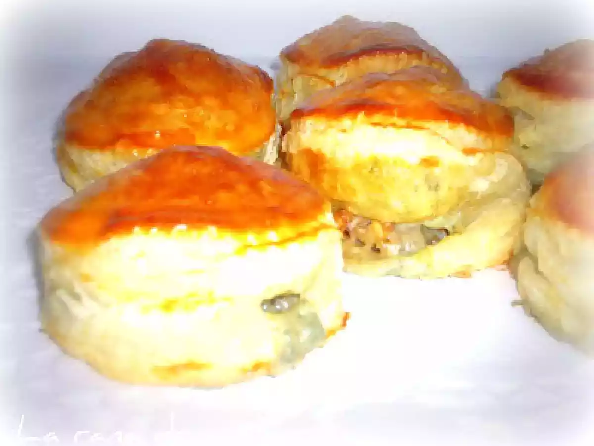 Bocaditos de hojaldre al roquefort