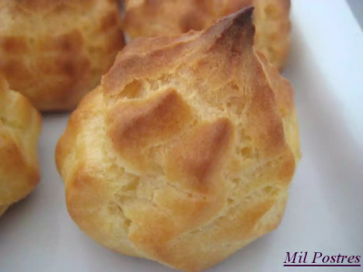 Bocaditos de pasta choux y crema de limón - foto 3