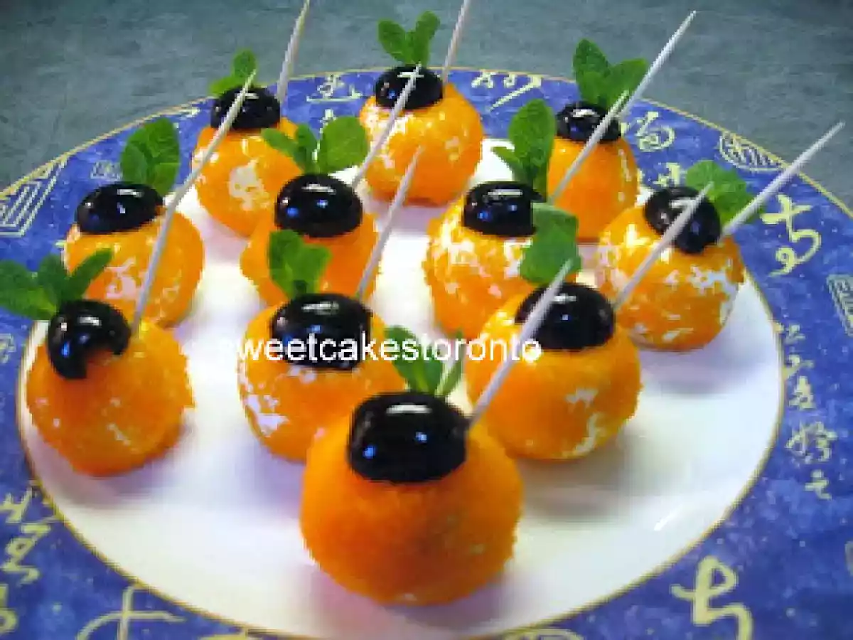 Bocaditos de queso y caviar