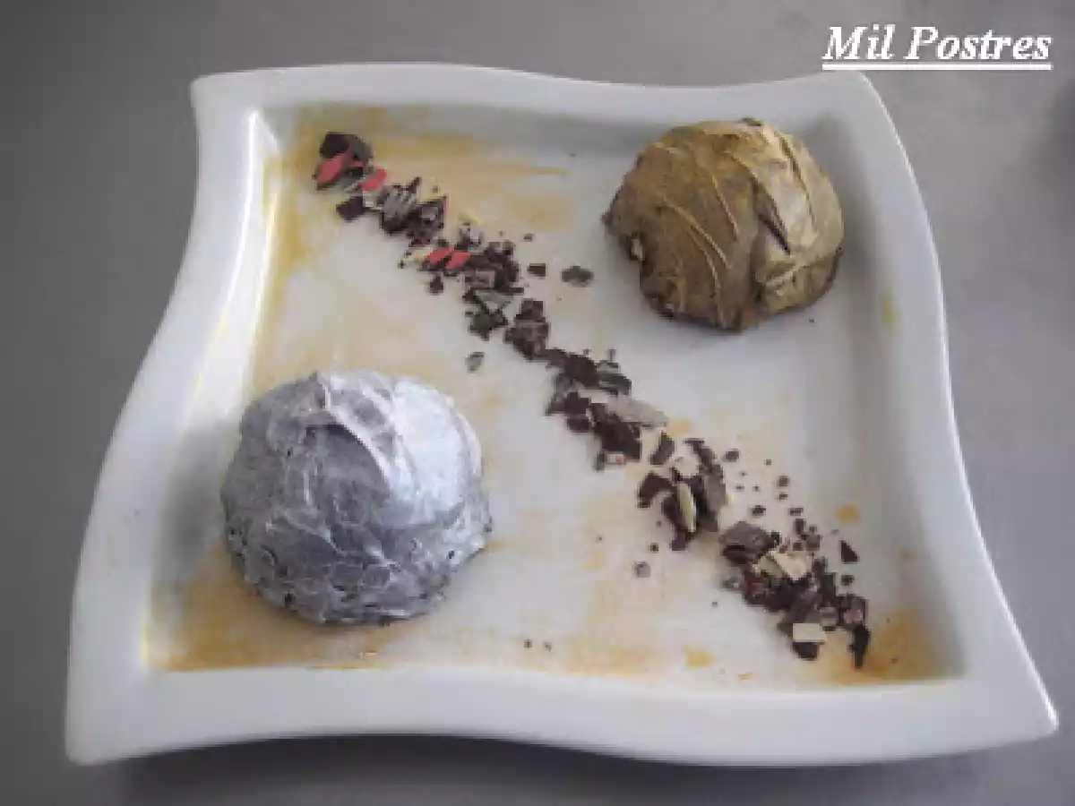 Bolas de Navidad. Curioso postre - foto 2