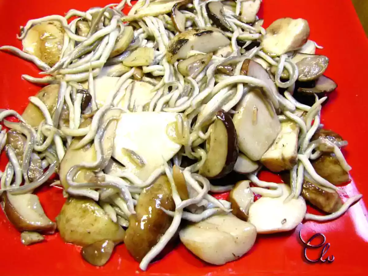 Boletus con gulas
