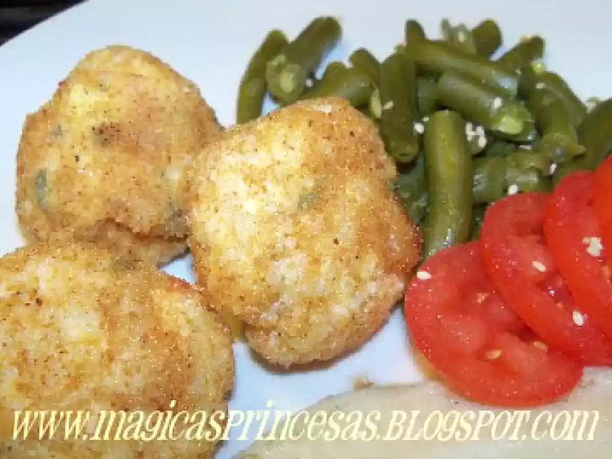 Bolitas de arroz rellenas