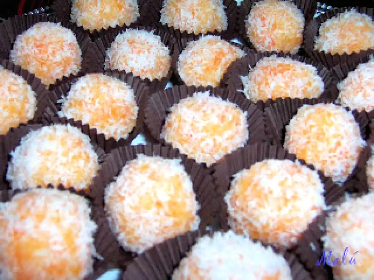 BOLITAS DE COCO Y ZANAHORIA