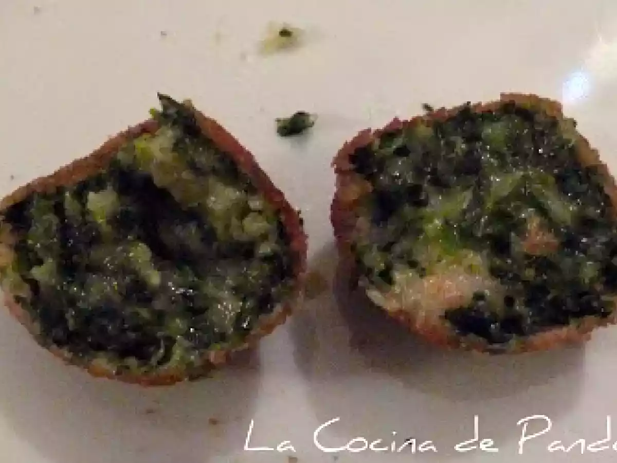 Bolitas de espinacas y gambas - foto 4