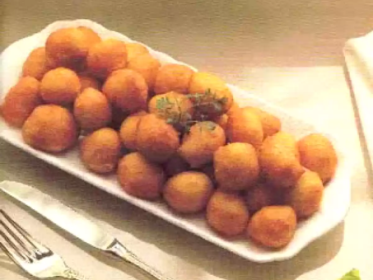 Bolitas de papa y queso