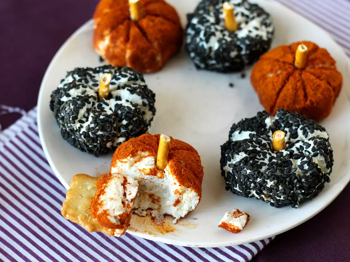 Bolitas de queso con forma de calabaza: el aperitivo más fácil y bonito para Halloween - foto 3