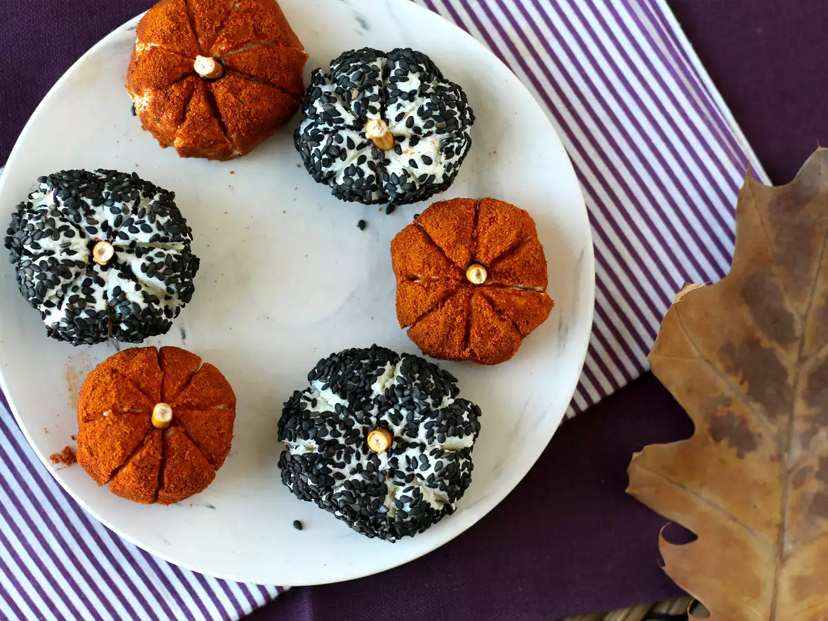 Bolitas de queso con forma de calabaza: el aperitivo más fácil y bonito para Halloween - foto 7