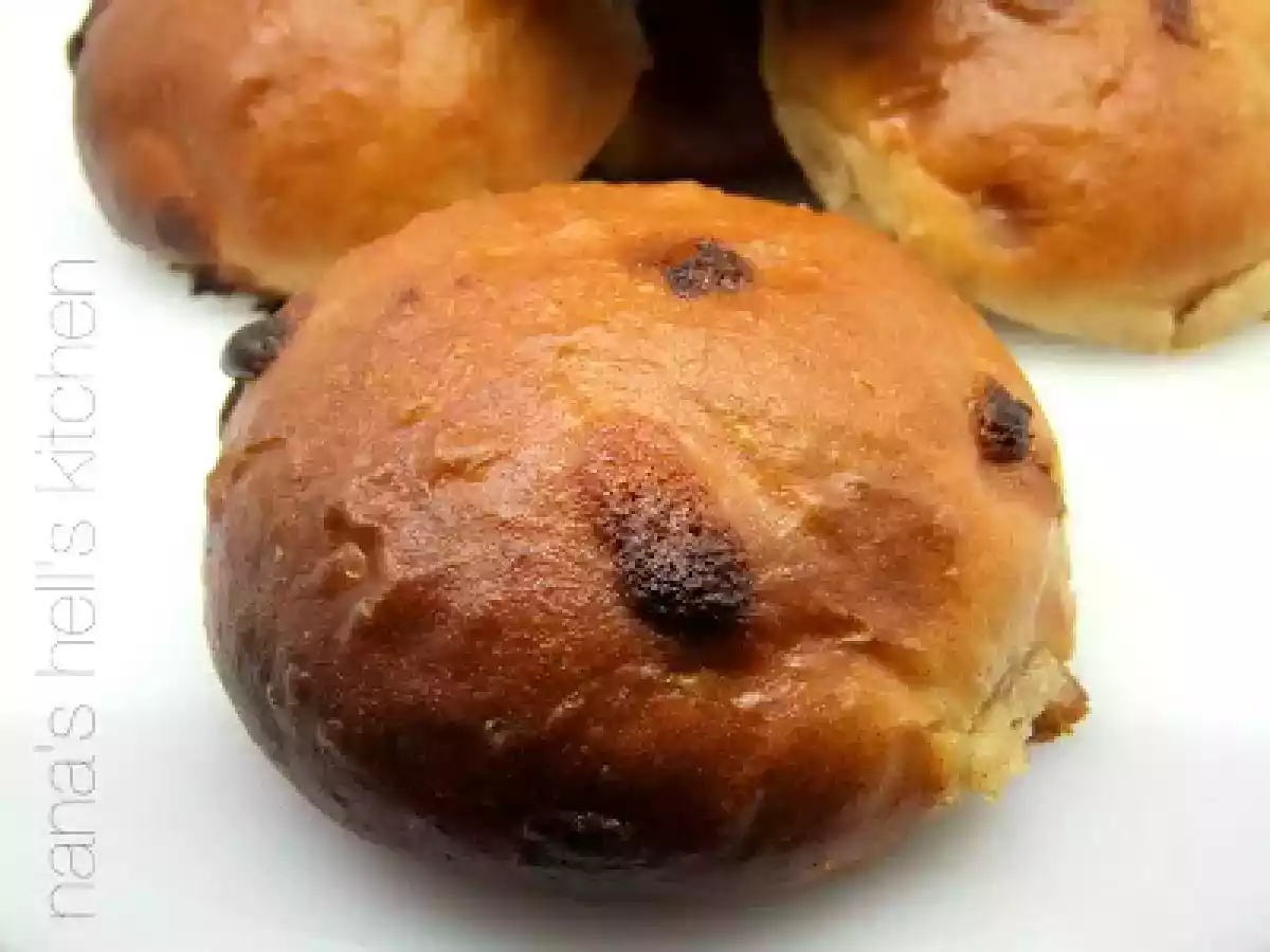 Bollitos de chocolate blanco y canela