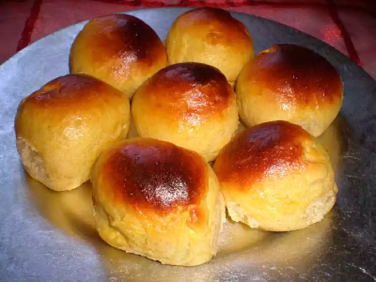 Bollitos de leche condensada y calabaza