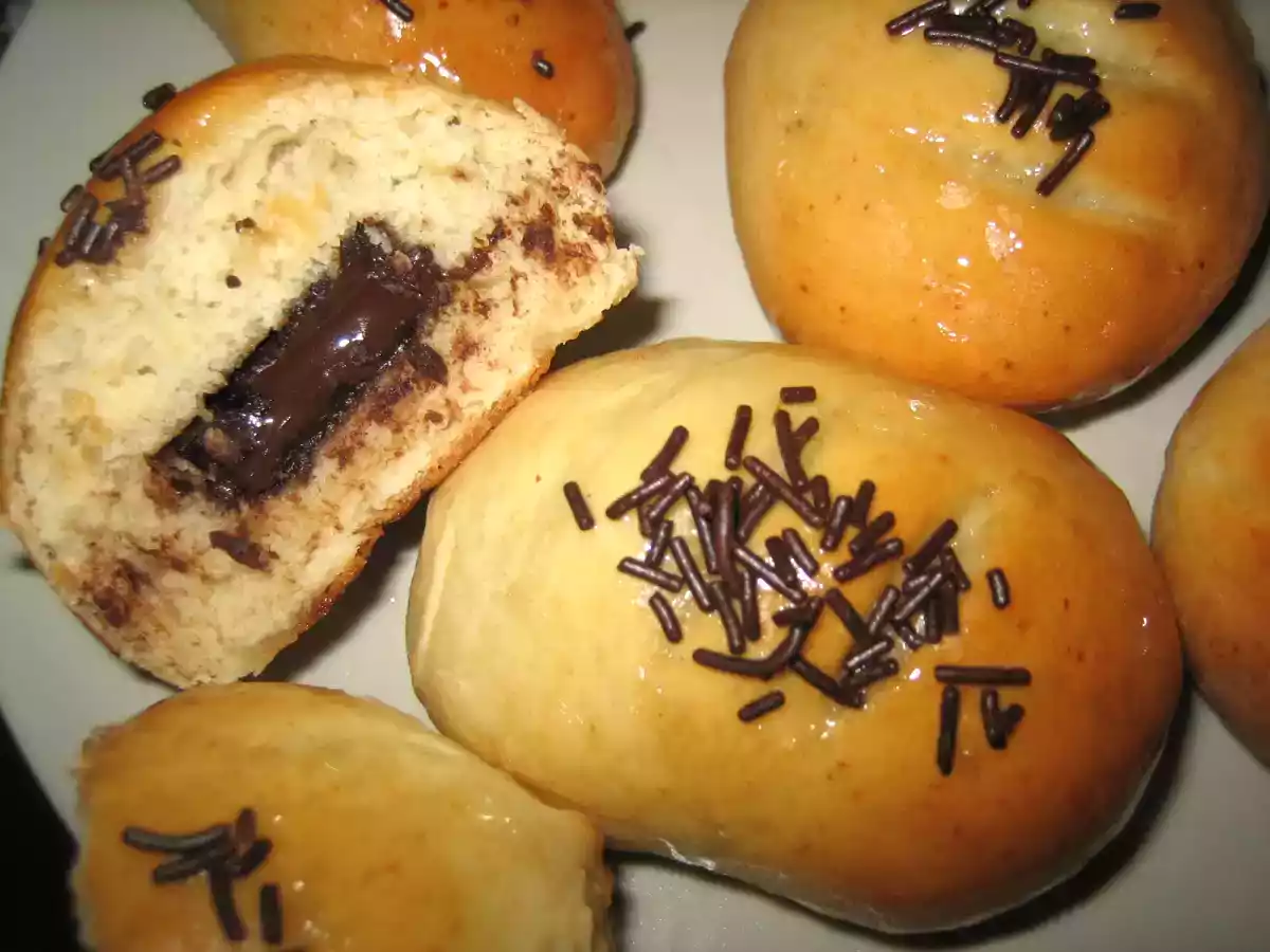 bollitos rellenos de nocilla - foto 2