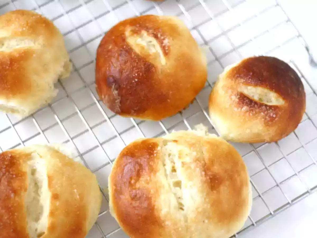 Bollitos suizos caseros muy esponjosos - foto 4