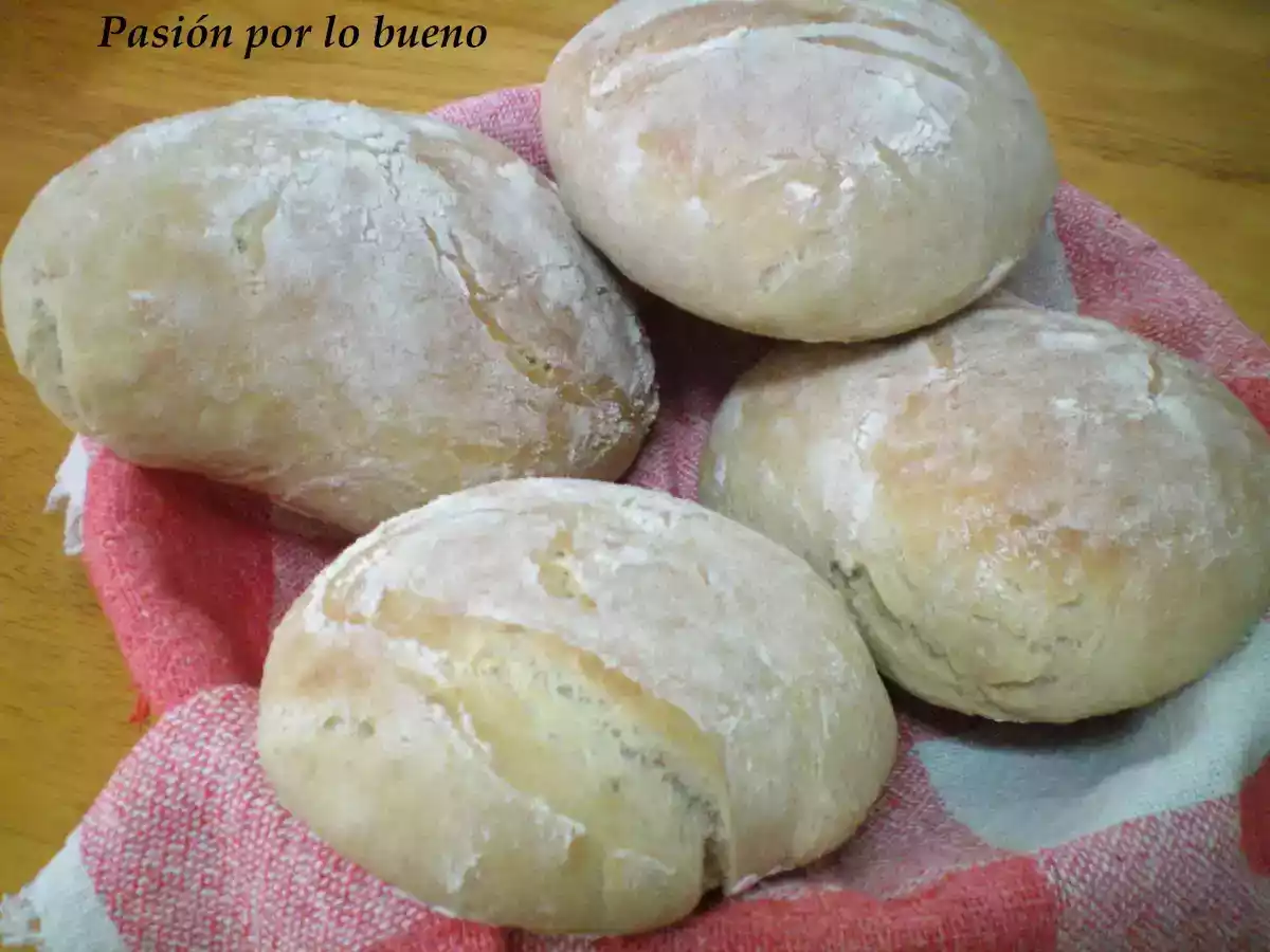 Bollos de chapata con preparado de Lidl